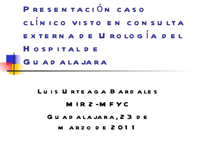 hospital clinico urologia