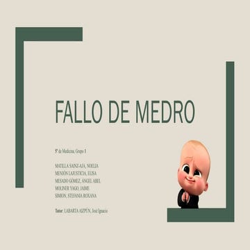 Caso clínico de fallo de medro (Presentación de Pediatría. Curso 2020 ...