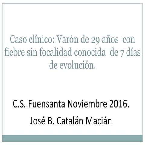 Tumores mediastínicos: A propósito de un caso clínico de fiebre