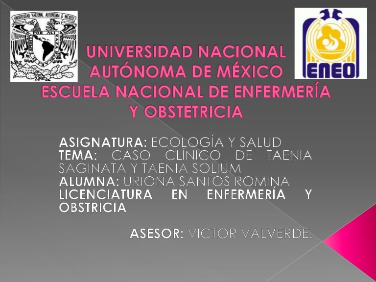 caso clinico de tenia saginata