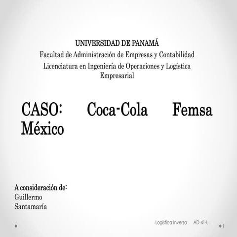 Caso coca cola femsa mexico