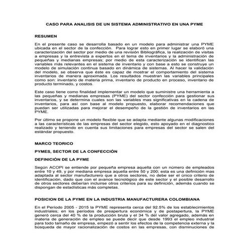 Caso de estudio