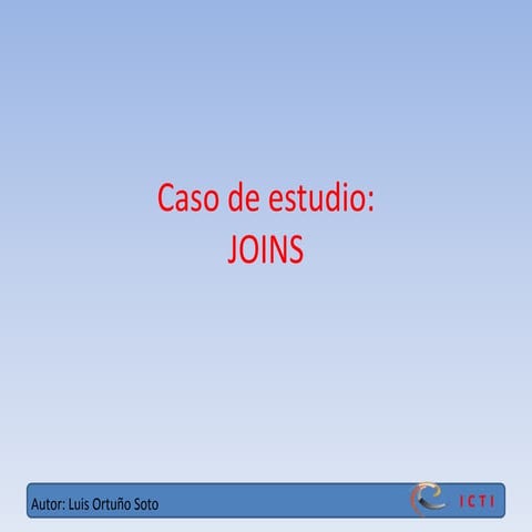 Caso de estudio joins
