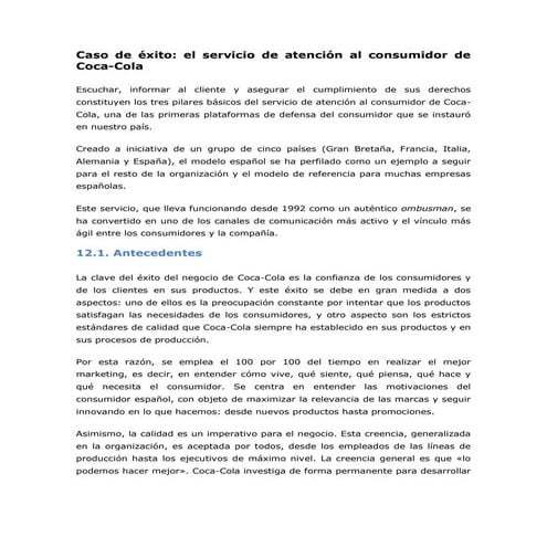 Caso de éxito coca cola