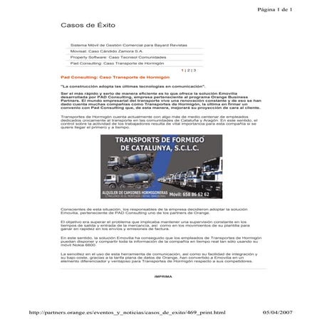 Spanish SME uses EMOVILIA