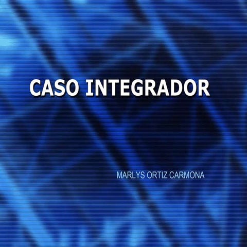 Caso integrador
