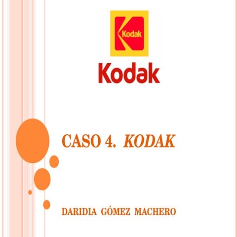 Caso Kodak. Daridia GóMez