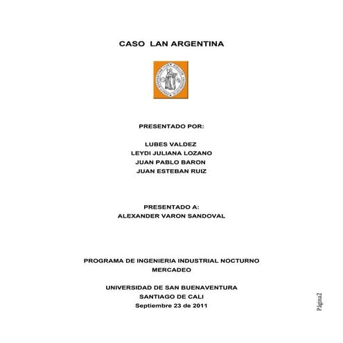 Caso lan argentina
