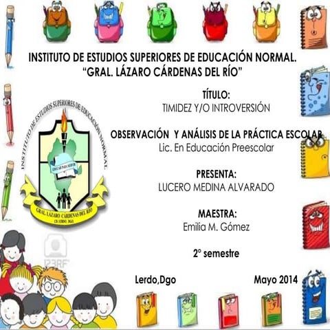 Caso de niño timido 
