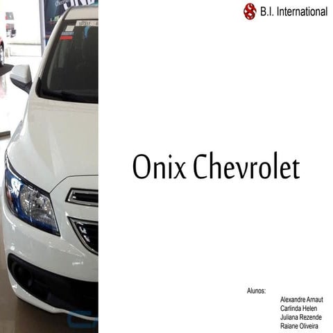 Trabalho Gerenciamento de Crise na BI Internation de BH: Case Onix da Chevrolet