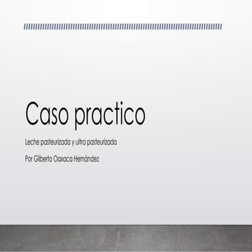 Caso practico implementacion de lay out en planta lechera