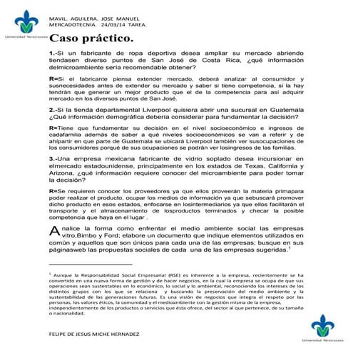 Caso practico mercadotecnia