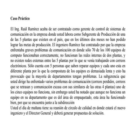 Caso práctico aplicando diagrama de ishikawa 