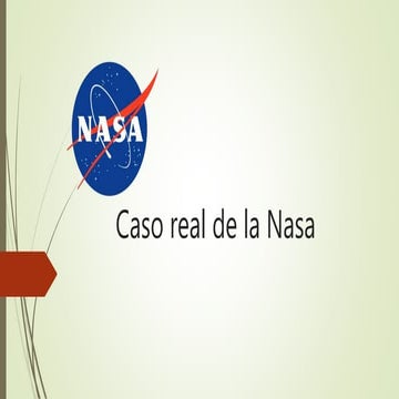 Caso real de la nasa | PPTX