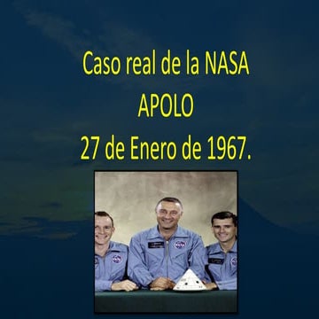 Caso real de la nasa | PPTX