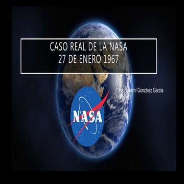 Cuestionamientos sobre caso real de la NASA | PPTX