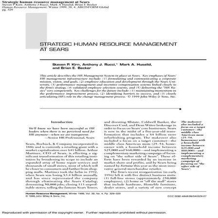 Caso Sears Gerh | PDF