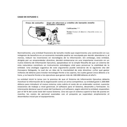 Casos estudio reglas de oro. Ejercicio 9/11/13