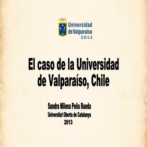 Caso Universidad Valparaiso 