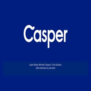 Casper Mattress Presentation