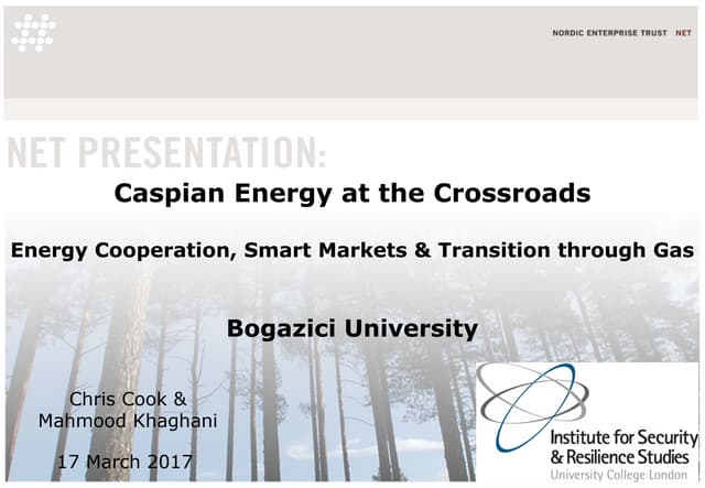 Caspian Energy at the crossroads 17 05_17