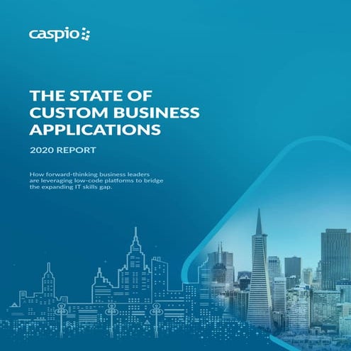 Caspio Low-Code Report, 2020