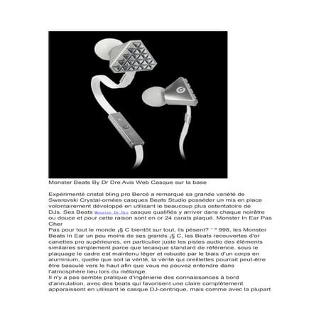 Casque monster beats