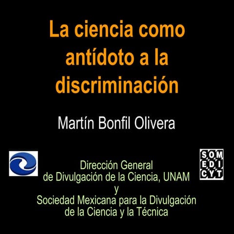 La ciencia como antídoto a la discriminación