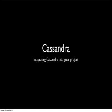 Cassandra - PHP