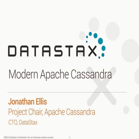 Jonathan Ellis "Apache Cassandra 2.0 and 2.1". Выступление на Cassandra conf ...