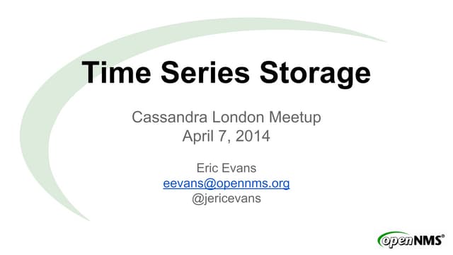 Time series storage in Cassandra