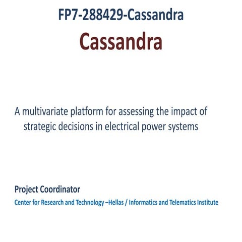 Cassandra presentation