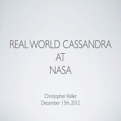 Cassandra Silicon Valley