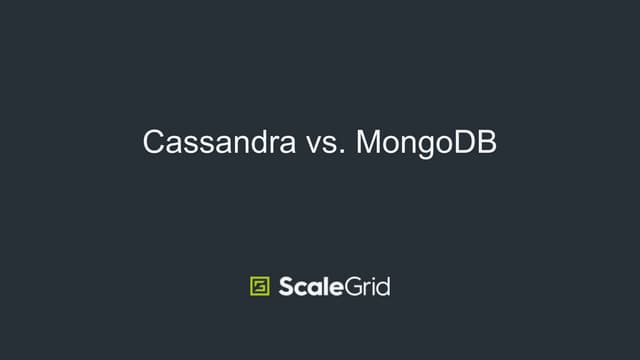 Cassandra vs. MongoDB | PPT
