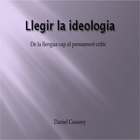 Llegir la ideologia