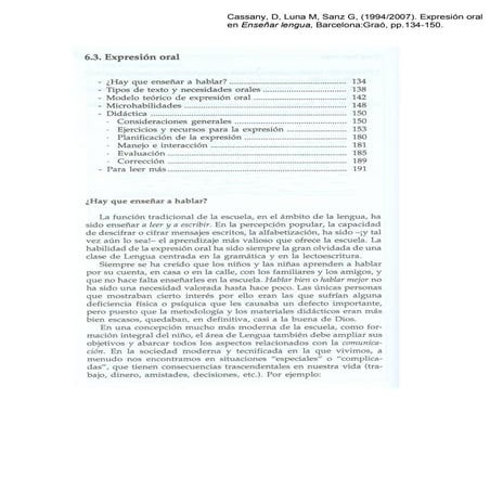  Expresiòn oral - Cassany