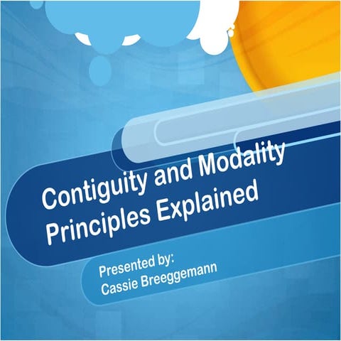 Contiguity modality_principles