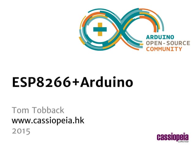 Cassiopeia Ltd - ESP8266+Arduino workshop