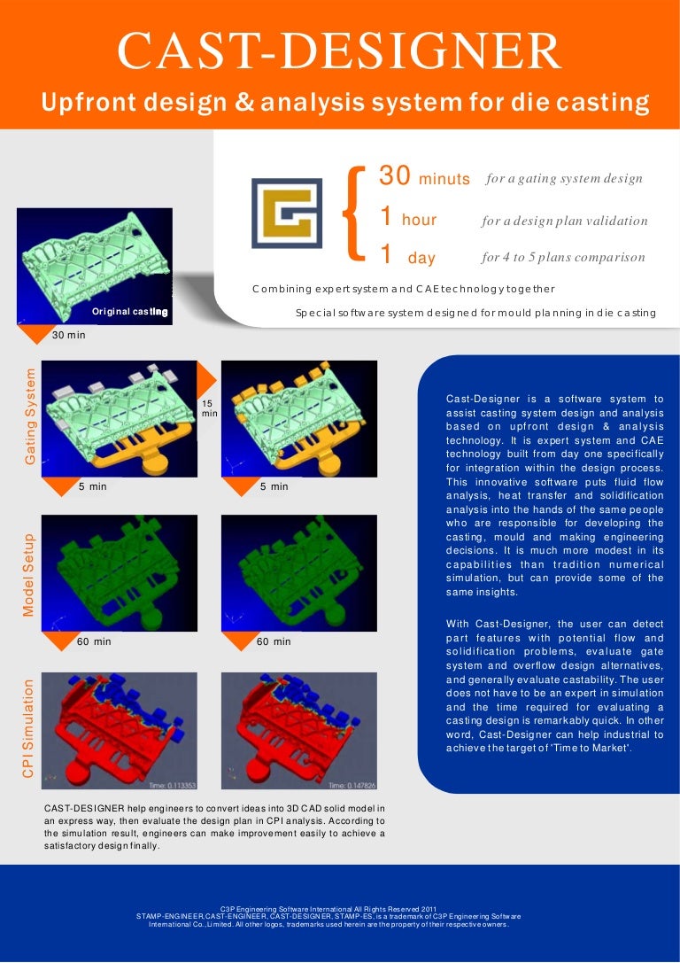 castdesigner for high pressure die casting
