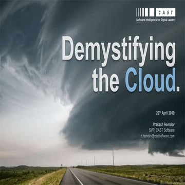 Cast cloud april_2019 | PPT