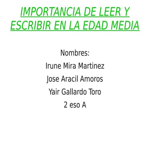 Caste alfabetizacion