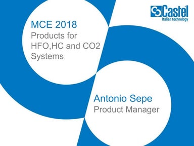 Prodotti per sistemi HFO, HC e CO2 - A. Sepe - Castel