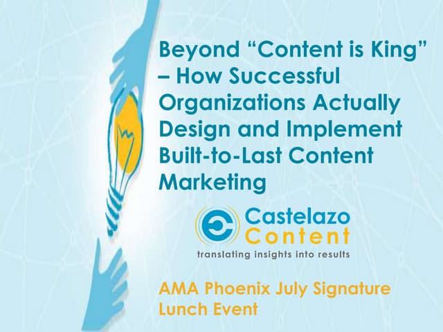 Castelazo Content Phoenix AMA 2014