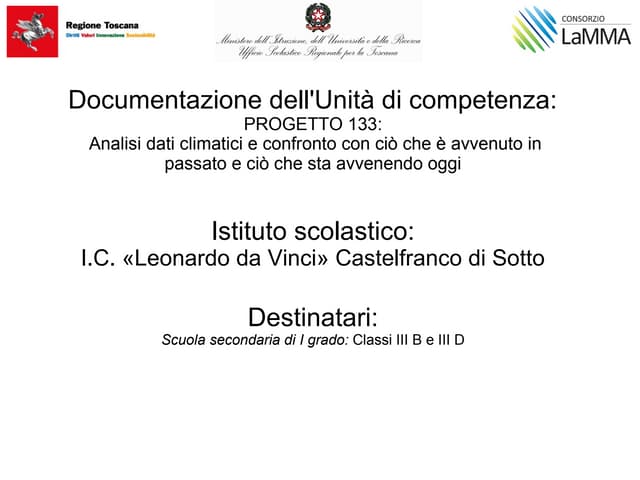 Istituto L. da Vinci - Castelfranco di Sotto