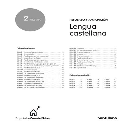 Castellà ampliació i reforç