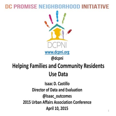 Engaging Community Residents with Data