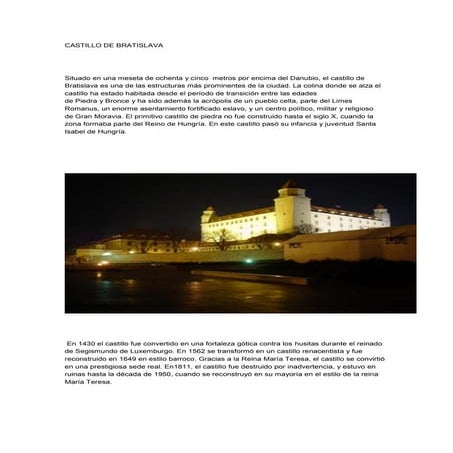 Castillo de bratislava