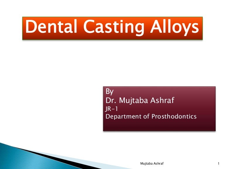 Dental Casting alloy