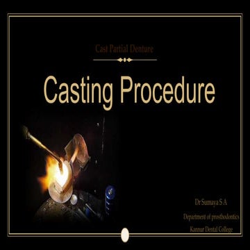 Casting procedure 