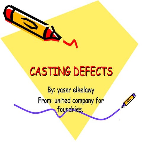 Casting defects by yaser elkelawy